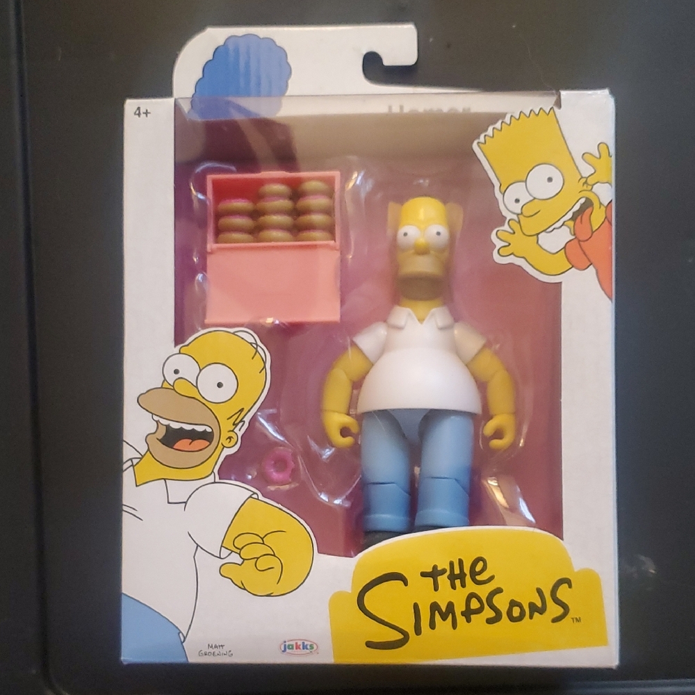 The Simpsons Homer Simpson Figure with Donuts